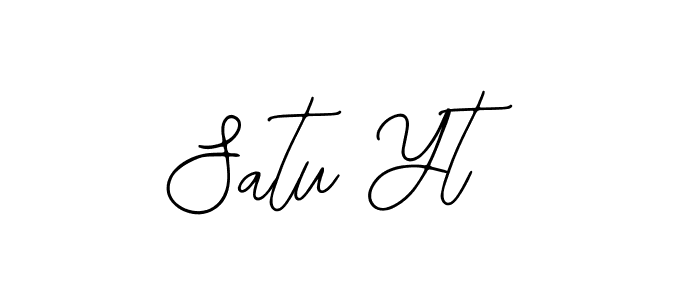 Create a beautiful signature design for name Satu Yt. With this signature (Bearetta-2O07w) fonts, you can make a handwritten signature for free. Satu Yt signature style 12 images and pictures png