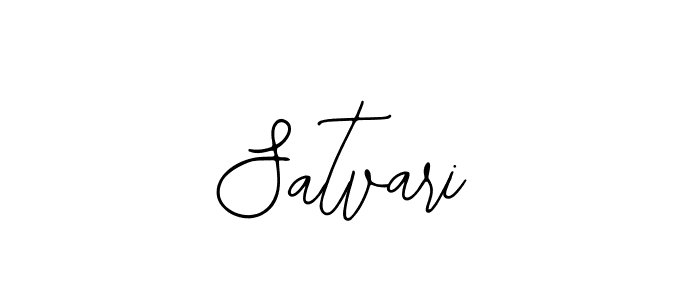 You should practise on your own different ways (Bearetta-2O07w) to write your name (Satvari) in signature. don't let someone else do it for you. Satvari signature style 12 images and pictures png