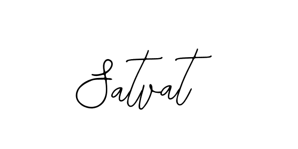 You should practise on your own different ways (Bearetta-2O07w) to write your name (Satvat) in signature. don't let someone else do it for you. Satvat signature style 12 images and pictures png