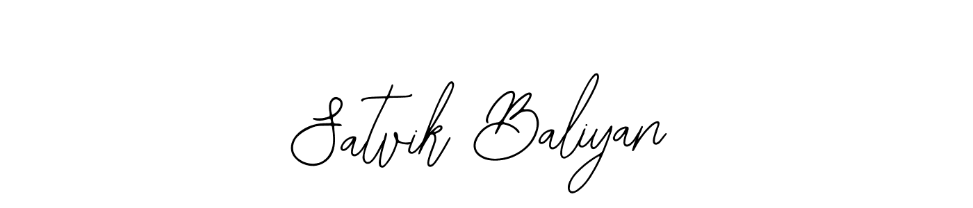 Make a beautiful signature design for name Satvik Baliyan. Use this online signature maker to create a handwritten signature for free. Satvik Baliyan signature style 12 images and pictures png