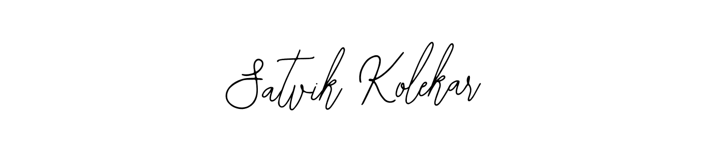 It looks lik you need a new signature style for name Satvik Kolekar. Design unique handwritten (Bearetta-2O07w) signature with our free signature maker in just a few clicks. Satvik Kolekar signature style 12 images and pictures png