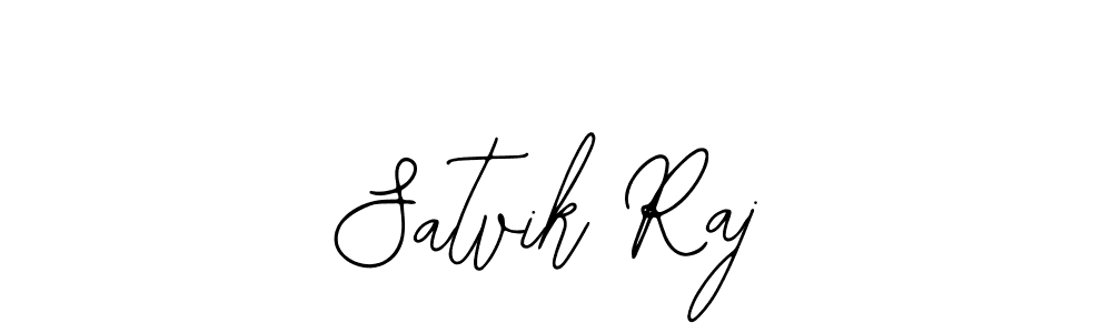 The best way (Bearetta-2O07w) to make a short signature is to pick only two or three words in your name. The name Satvik Raj include a total of six letters. For converting this name. Satvik Raj signature style 12 images and pictures png