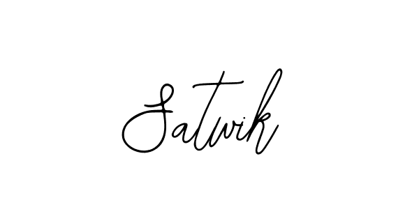 Use a signature maker to create a handwritten signature online. With this signature software, you can design (Bearetta-2O07w) your own signature for name Satwik. Satwik signature style 12 images and pictures png