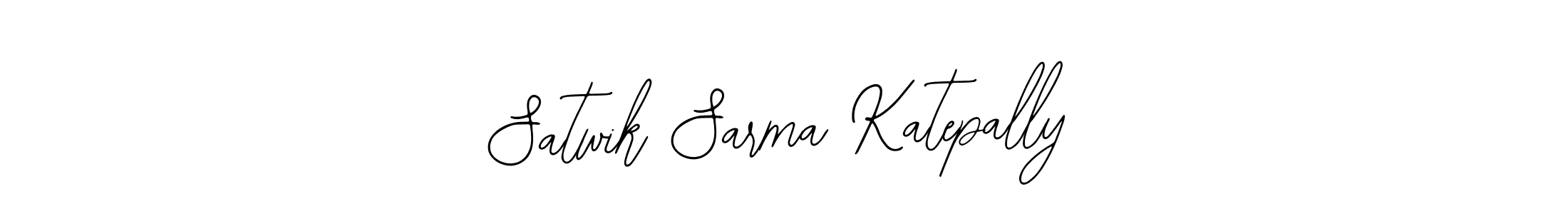 How to Draw Satwik Sarma Katepally signature style? Bearetta-2O07w is a latest design signature styles for name Satwik Sarma Katepally. Satwik Sarma Katepally signature style 12 images and pictures png