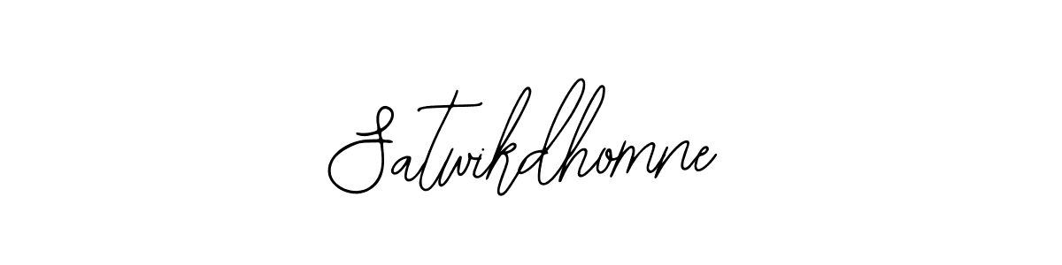 Make a beautiful signature design for name Satwikdhomne. With this signature (Bearetta-2O07w) style, you can create a handwritten signature for free. Satwikdhomne signature style 12 images and pictures png