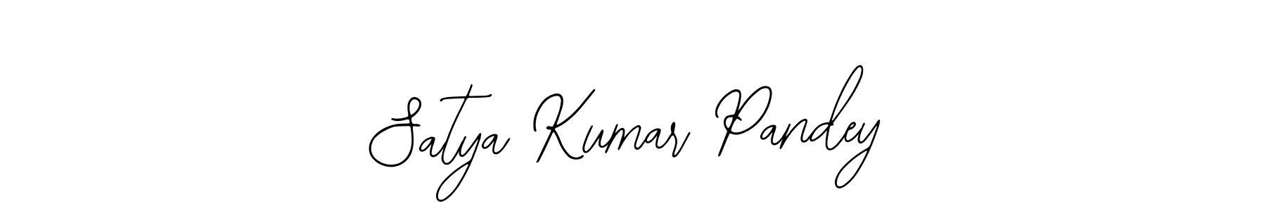 How to make Satya Kumar Pandey name signature. Use Bearetta-2O07w style for creating short signs online. This is the latest handwritten sign. Satya Kumar Pandey signature style 12 images and pictures png