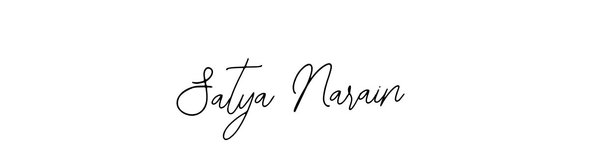 Satya Narain stylish signature style. Best Handwritten Sign (Bearetta-2O07w) for my name. Handwritten Signature Collection Ideas for my name Satya Narain. Satya Narain signature style 12 images and pictures png