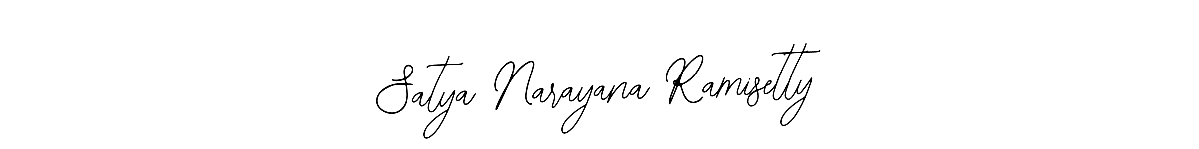 Bearetta-2O07w is a professional signature style that is perfect for those who want to add a touch of class to their signature. It is also a great choice for those who want to make their signature more unique. Get Satya Narayana Ramisetty name to fancy signature for free. Satya Narayana Ramisetty signature style 12 images and pictures png