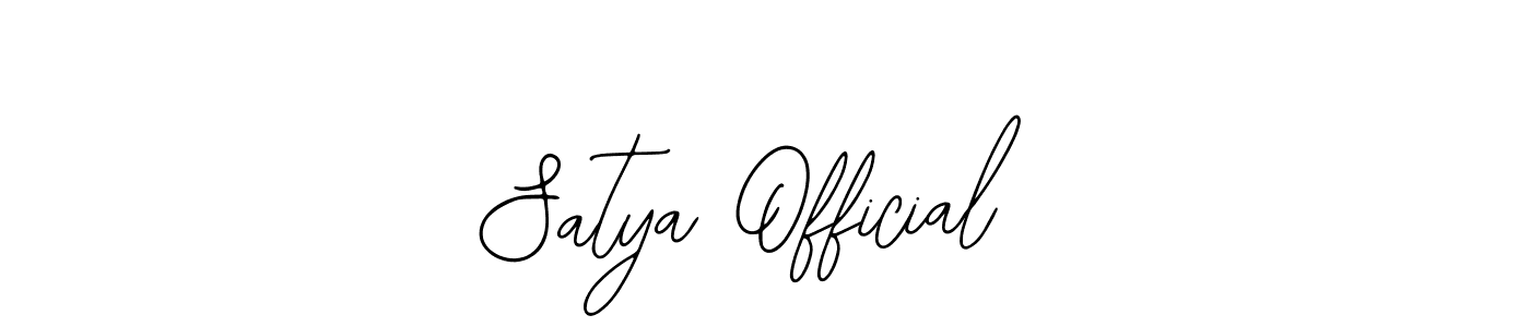 Make a beautiful signature design for name Satya Official. With this signature (Bearetta-2O07w) style, you can create a handwritten signature for free. Satya Official signature style 12 images and pictures png