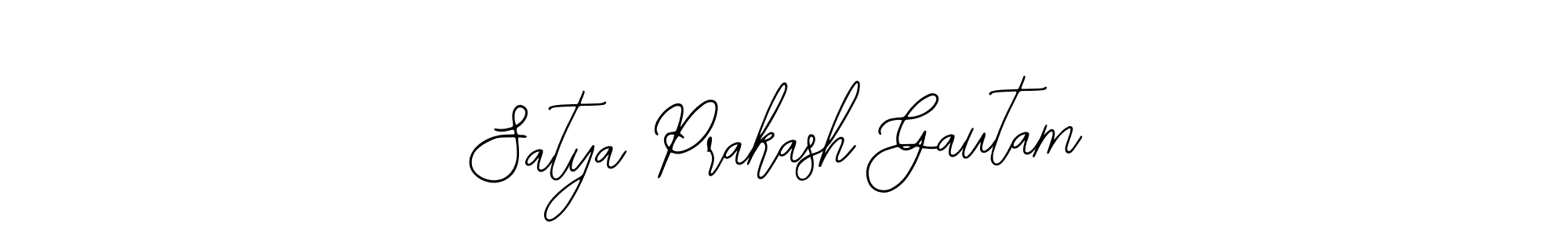 How to make Satya Prakash Gautam name signature. Use Bearetta-2O07w style for creating short signs online. This is the latest handwritten sign. Satya Prakash Gautam signature style 12 images and pictures png