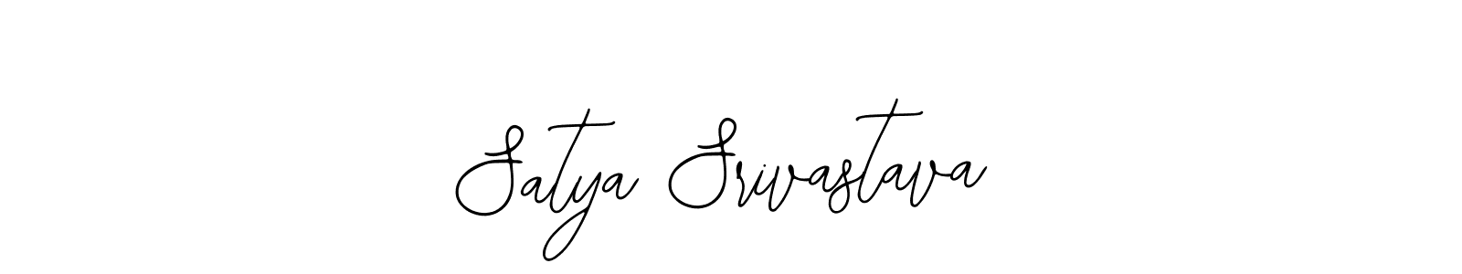 How to make Satya Srivastava name signature. Use Bearetta-2O07w style for creating short signs online. This is the latest handwritten sign. Satya Srivastava signature style 12 images and pictures png