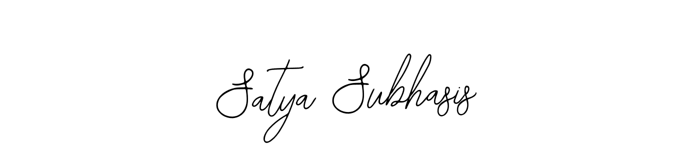 Also we have Satya Subhasis name is the best signature style. Create professional handwritten signature collection using Bearetta-2O07w autograph style. Satya Subhasis signature style 12 images and pictures png