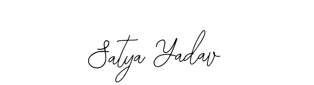 Satya Yadav stylish signature style. Best Handwritten Sign (Bearetta-2O07w) for my name. Handwritten Signature Collection Ideas for my name Satya Yadav. Satya Yadav signature style 12 images and pictures png