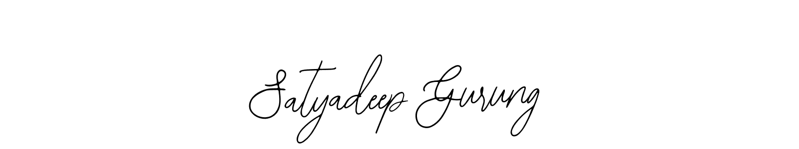 Also we have Satyadeep Gurung name is the best signature style. Create professional handwritten signature collection using Bearetta-2O07w autograph style. Satyadeep Gurung signature style 12 images and pictures png