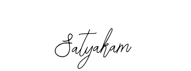 How to Draw Satyakam signature style? Bearetta-2O07w is a latest design signature styles for name Satyakam. Satyakam signature style 12 images and pictures png