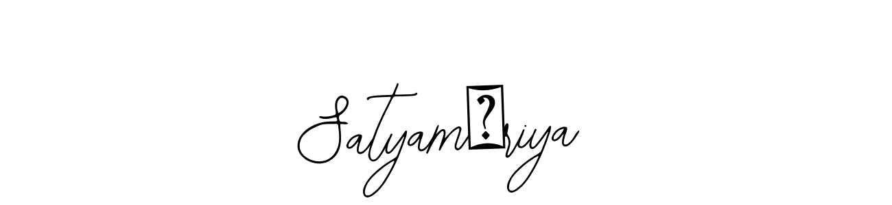 Make a beautiful signature design for name Satyam❤riya. With this signature (Bearetta-2O07w) style, you can create a handwritten signature for free. Satyam❤riya signature style 12 images and pictures png
