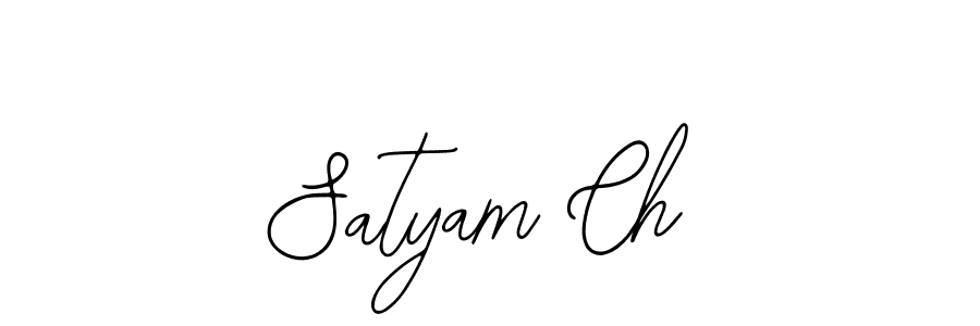 Design your own signature with our free online signature maker. With this signature software, you can create a handwritten (Bearetta-2O07w) signature for name Satyam Ch. Satyam Ch signature style 12 images and pictures png