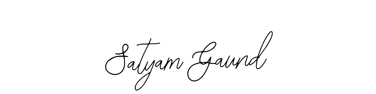 Create a beautiful signature design for name Satyam Gaund. With this signature (Bearetta-2O07w) fonts, you can make a handwritten signature for free. Satyam Gaund signature style 12 images and pictures png