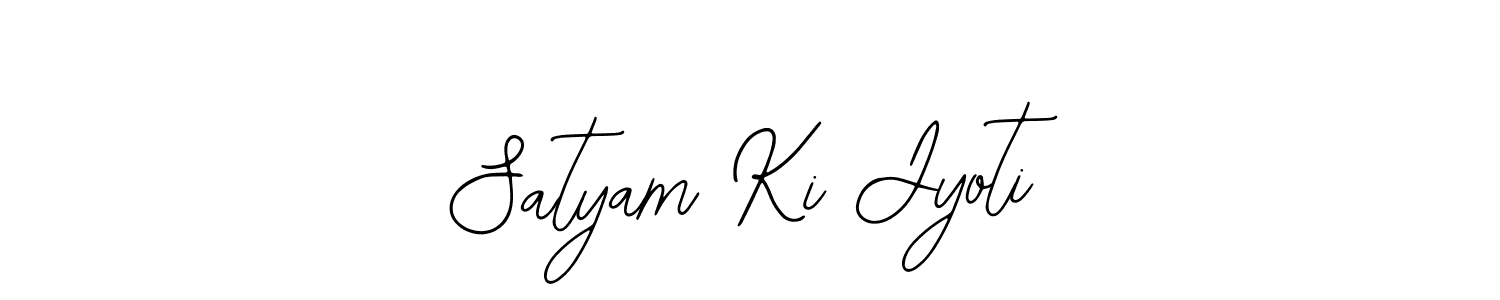 Design your own signature with our free online signature maker. With this signature software, you can create a handwritten (Bearetta-2O07w) signature for name Satyam Ki Jyoti. Satyam Ki Jyoti signature style 12 images and pictures png