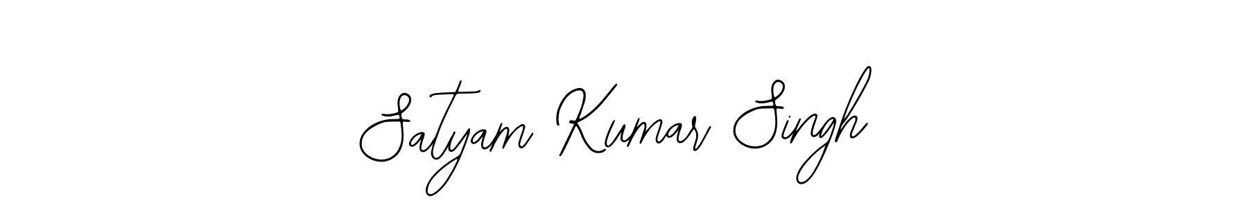 You should practise on your own different ways (Bearetta-2O07w) to write your name (Satyam Kumar Singh) in signature. don't let someone else do it for you. Satyam Kumar Singh signature style 12 images and pictures png