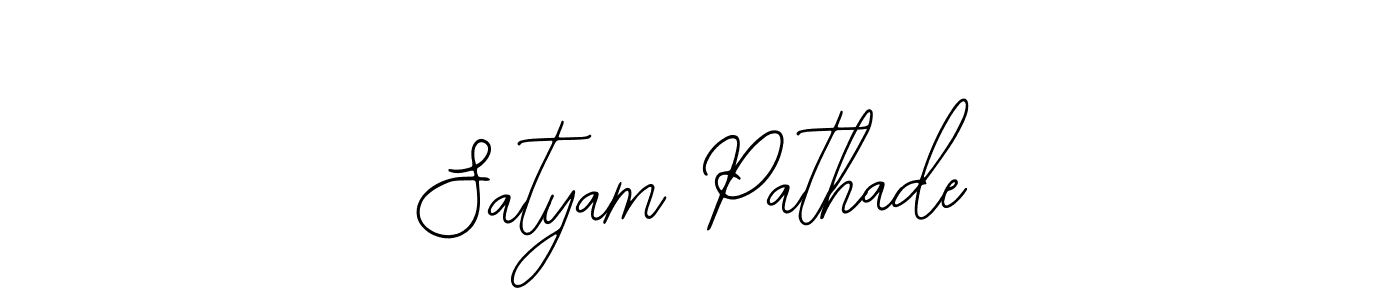 Use a signature maker to create a handwritten signature online. With this signature software, you can design (Bearetta-2O07w) your own signature for name Satyam Pathade. Satyam Pathade signature style 12 images and pictures png