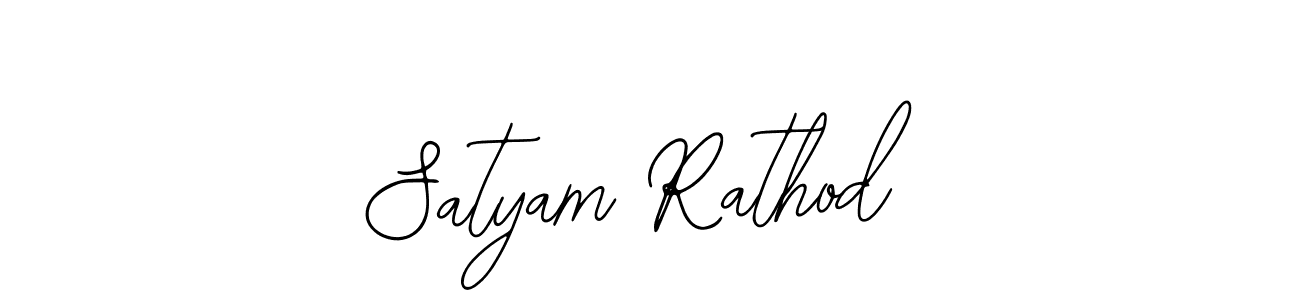 Design your own signature with our free online signature maker. With this signature software, you can create a handwritten (Bearetta-2O07w) signature for name Satyam Rathod. Satyam Rathod signature style 12 images and pictures png