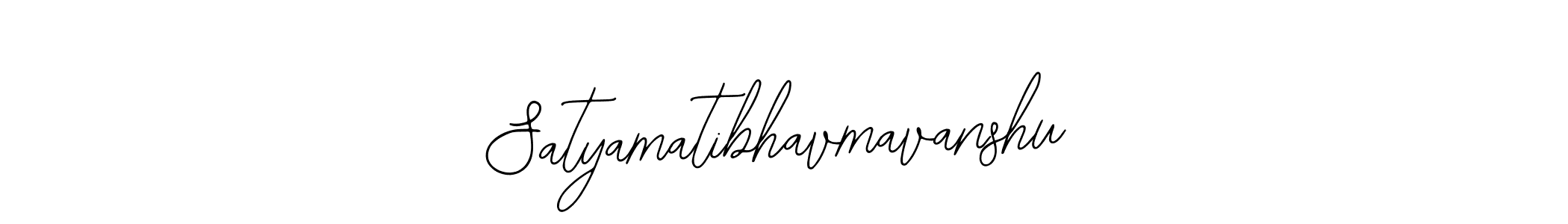 How to make Satyamatibhavmavanshu name signature. Use Bearetta-2O07w style for creating short signs online. This is the latest handwritten sign. Satyamatibhavmavanshu signature style 12 images and pictures png