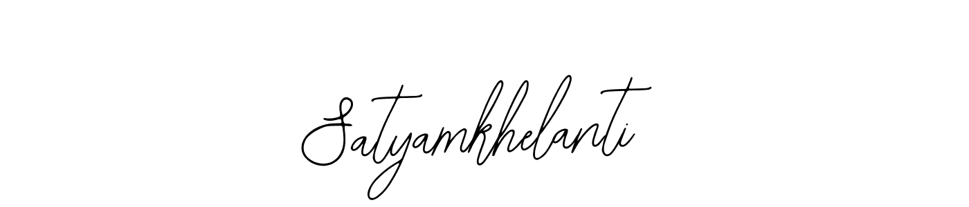 Satyamkhelanti stylish signature style. Best Handwritten Sign (Bearetta-2O07w) for my name. Handwritten Signature Collection Ideas for my name Satyamkhelanti. Satyamkhelanti signature style 12 images and pictures png