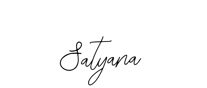 Use a signature maker to create a handwritten signature online. With this signature software, you can design (Bearetta-2O07w) your own signature for name Satyana. Satyana signature style 12 images and pictures png