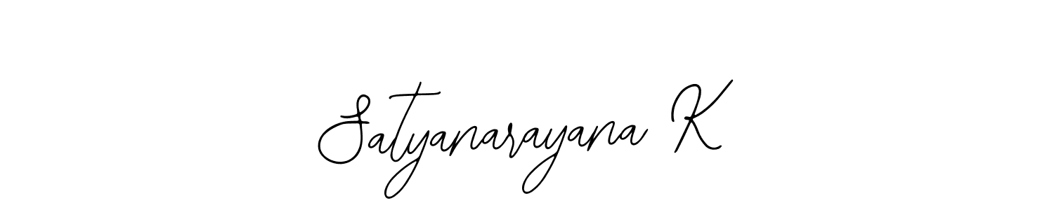 Use a signature maker to create a handwritten signature online. With this signature software, you can design (Bearetta-2O07w) your own signature for name Satyanarayana K. Satyanarayana K signature style 12 images and pictures png