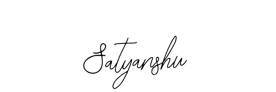 You should practise on your own different ways (Bearetta-2O07w) to write your name (Satyanshu) in signature. don't let someone else do it for you. Satyanshu signature style 12 images and pictures png