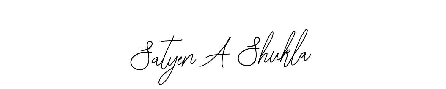 Also You can easily find your signature by using the search form. We will create Satyen A Shukla name handwritten signature images for you free of cost using Bearetta-2O07w sign style. Satyen A Shukla signature style 12 images and pictures png