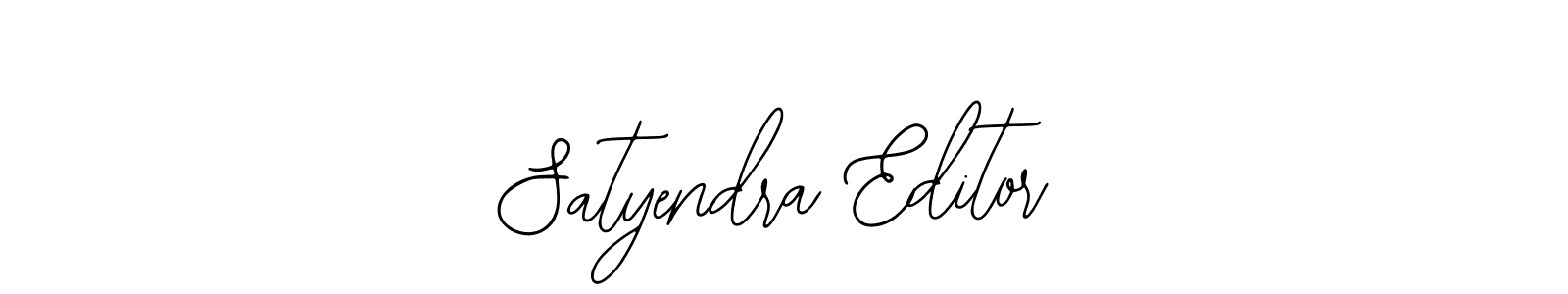Design your own signature with our free online signature maker. With this signature software, you can create a handwritten (Bearetta-2O07w) signature for name Satyendra Editor. Satyendra Editor signature style 12 images and pictures png