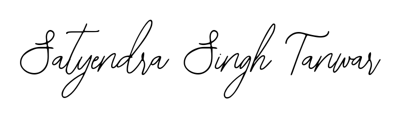 A stylish, flowing autograph style designed for name Satyendra Singh Tanwar using Bearetta-2O07w typography. Perfect for digital creative projects. Satyendra Singh Tanwar signature style 12 images and pictures png