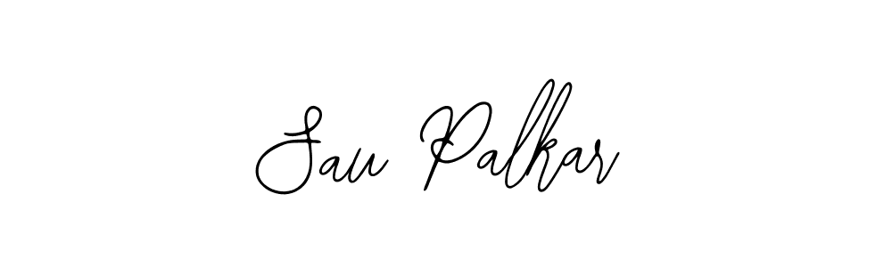 You should practise on your own different ways (Bearetta-2O07w) to write your name (Sau Palkar) in signature. don't let someone else do it for you. Sau Palkar signature style 12 images and pictures png