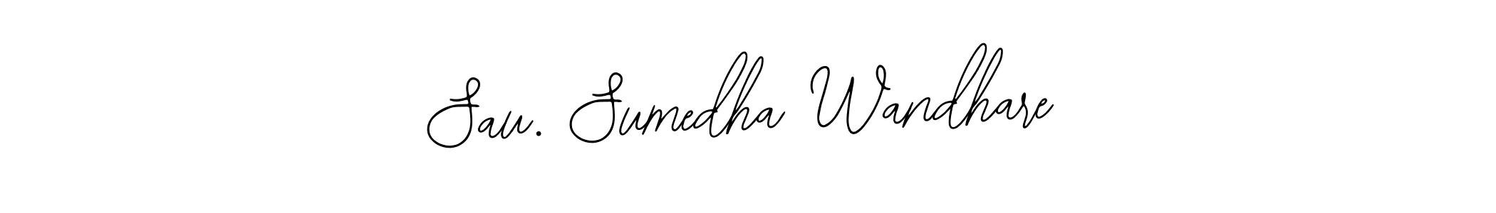 This is the best signature style for the Sau. Sumedha Wandhare name. Also you like these signature font (Bearetta-2O07w). Mix name signature. Sau. Sumedha Wandhare signature style 12 images and pictures png