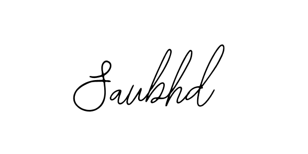 Use a signature maker to create a handwritten signature online. With this signature software, you can design (Bearetta-2O07w) your own signature for name Saubhd. Saubhd signature style 12 images and pictures png