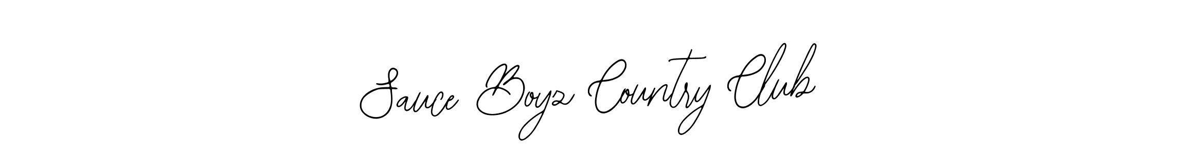 Use a signature maker to create a handwritten signature online. With this signature software, you can design (Bearetta-2O07w) your own signature for name Sauce Boyz Country Club. Sauce Boyz Country Club signature style 12 images and pictures png