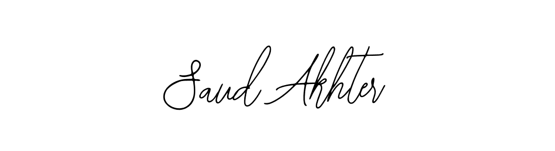 Make a beautiful signature design for name Saud Akhter. Use this online signature maker to create a handwritten signature for free. Saud Akhter signature style 12 images and pictures png