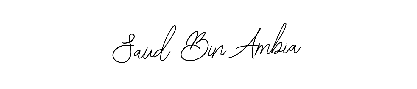 Similarly Bearetta-2O07w is the best handwritten signature design. Signature creator online .You can use it as an online autograph creator for name Saud Bin Ambia. Saud Bin Ambia signature style 12 images and pictures png
