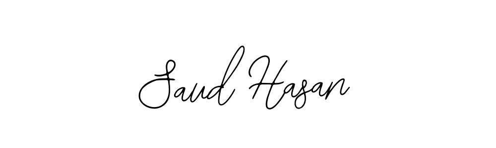 It looks lik you need a new signature style for name Saud Hasan. Design unique handwritten (Bearetta-2O07w) signature with our free signature maker in just a few clicks. Saud Hasan signature style 12 images and pictures png