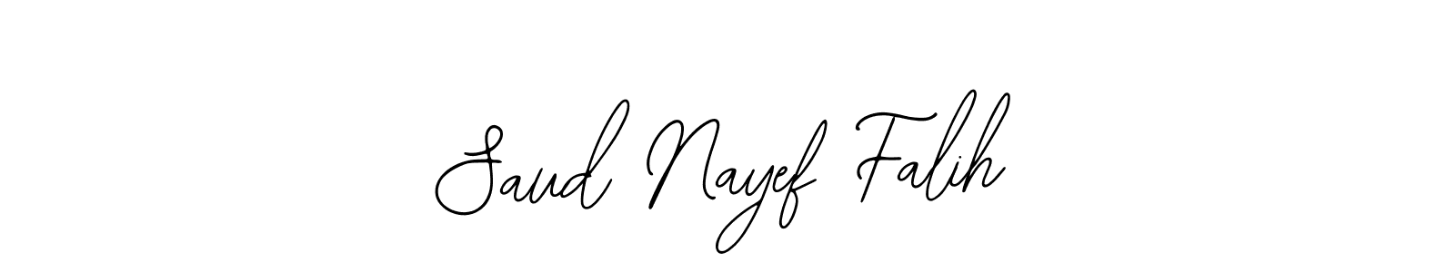 Also You can easily find your signature by using the search form. We will create Saud Nayef Falih name handwritten signature images for you free of cost using Bearetta-2O07w sign style. Saud Nayef Falih signature style 12 images and pictures png