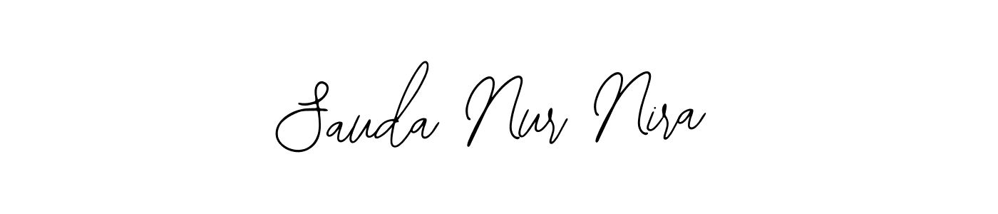 Similarly Bearetta-2O07w is the best handwritten signature design. Signature creator online .You can use it as an online autograph creator for name Sauda Nur Nira. Sauda Nur Nira signature style 12 images and pictures png