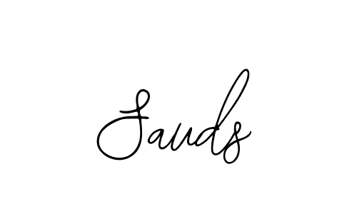 Make a beautiful signature design for name Sauds. With this signature (Bearetta-2O07w) style, you can create a handwritten signature for free. Sauds signature style 12 images and pictures png