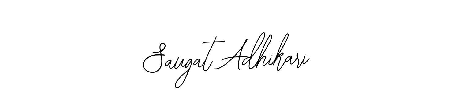 Make a beautiful signature design for name Saugat Adhikari. Use this online signature maker to create a handwritten signature for free. Saugat Adhikari signature style 12 images and pictures png