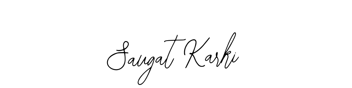 Saugat Karki stylish signature style. Best Handwritten Sign (Bearetta-2O07w) for my name. Handwritten Signature Collection Ideas for my name Saugat Karki. Saugat Karki signature style 12 images and pictures png