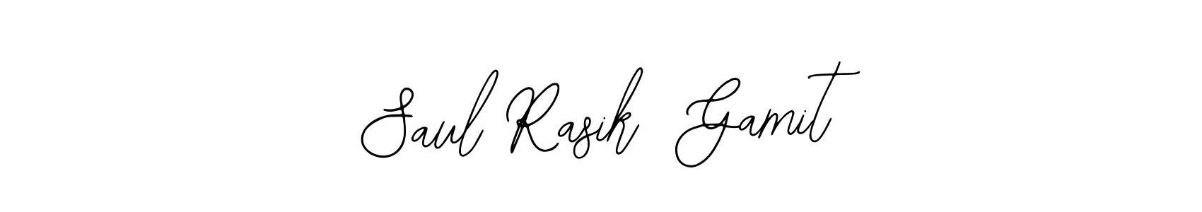 Make a beautiful signature design for name Saul Rasik  Gamit. Use this online signature maker to create a handwritten signature for free. Saul Rasik  Gamit signature style 12 images and pictures png