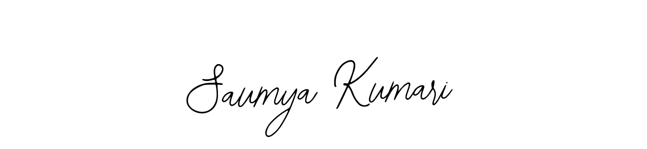 Use a signature maker to create a handwritten signature online. With this signature software, you can design (Bearetta-2O07w) your own signature for name Saumya Kumari. Saumya Kumari signature style 12 images and pictures png