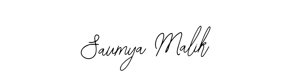 Design your own signature with our free online signature maker. With this signature software, you can create a handwritten (Bearetta-2O07w) signature for name Saumya Malik. Saumya Malik signature style 12 images and pictures png