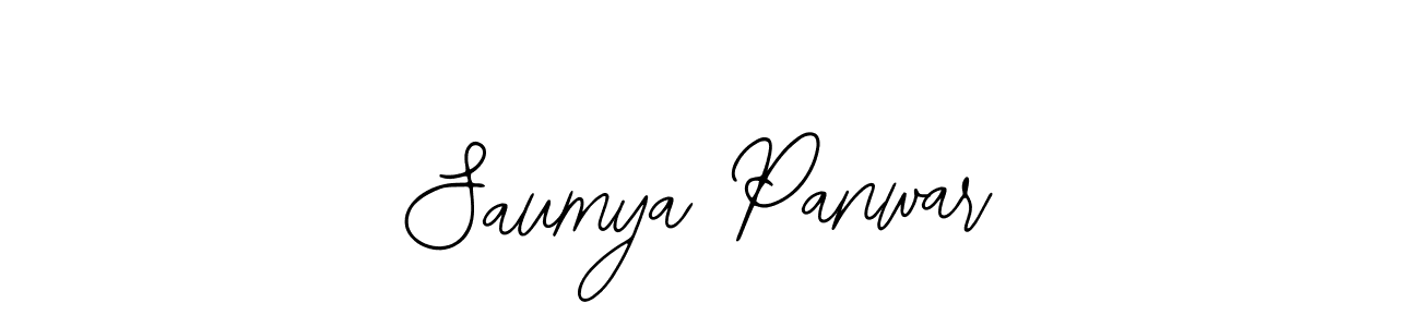Make a beautiful signature design for name Saumya Panwar. With this signature (Bearetta-2O07w) style, you can create a handwritten signature for free. Saumya Panwar signature style 12 images and pictures png